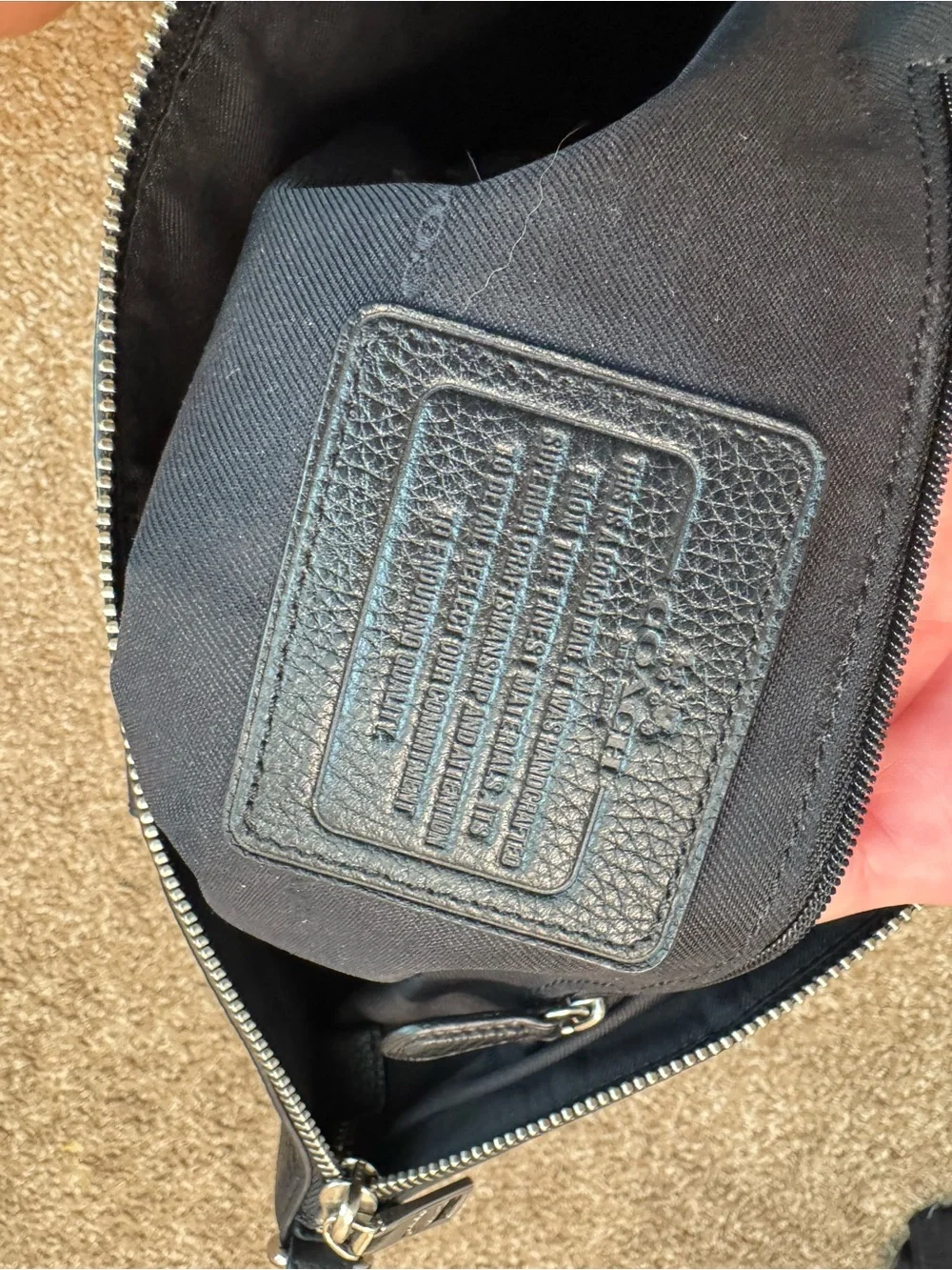 Coach tote black